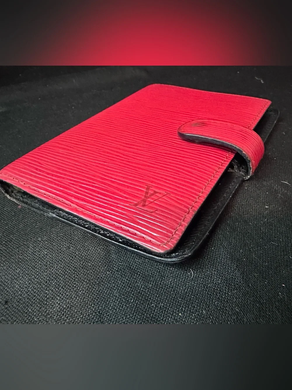 Louis Vuitton Pink Red Epi Agenda/Planner/Passport Cover PM